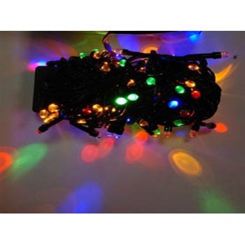 Светодиодная гирлянда "Нить (линза)" 220V 100pcs (чёрный/белый провод)